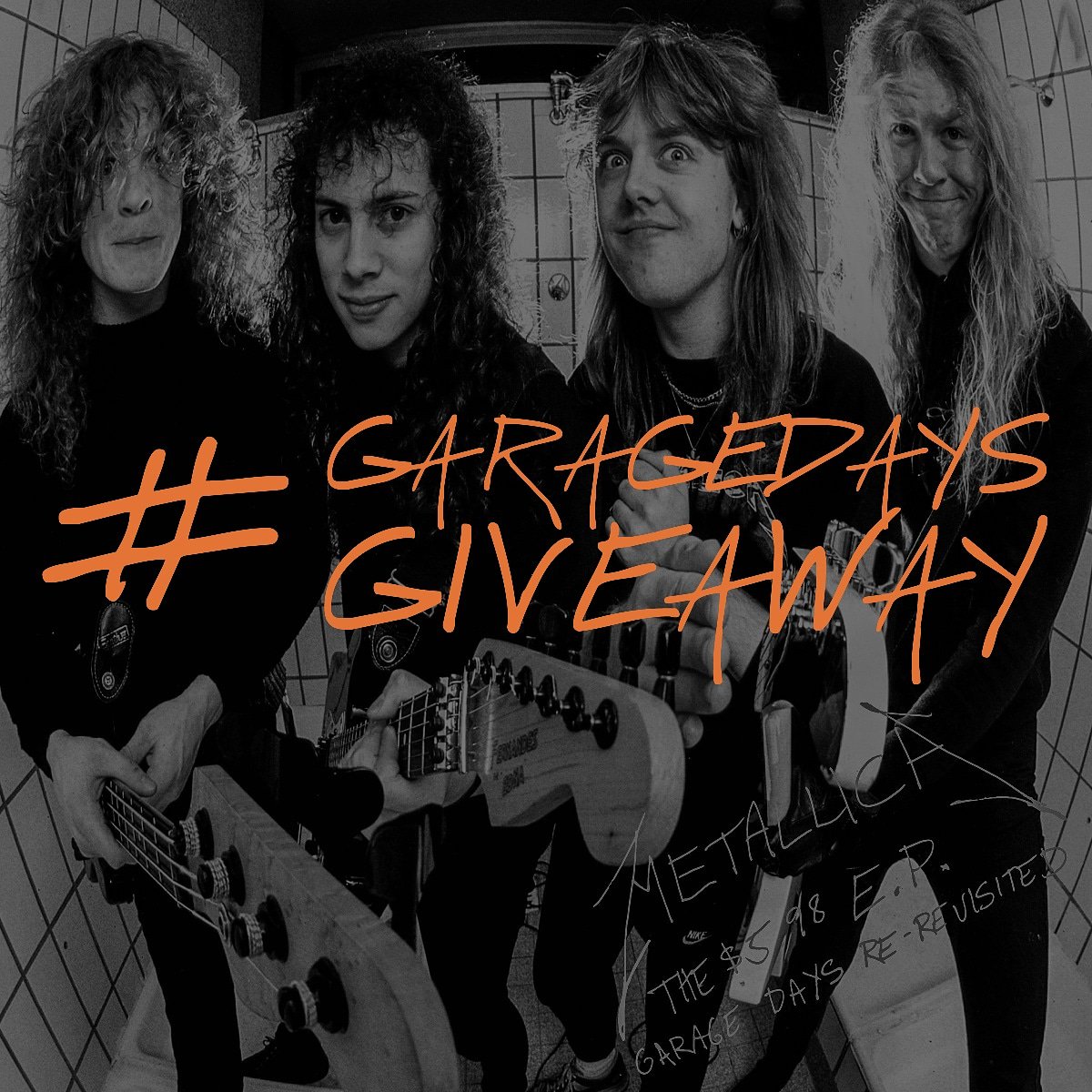 MetallicaStore's tweet photo. Check out The Metallica Store Instagram account for a contest that could win you every format of the soon to be released remaster of "The $5.98 EP - Garage Days Re-Revisited!" https://t.co/B8nWm9XT32 https://t.co/vuu7MblY3K