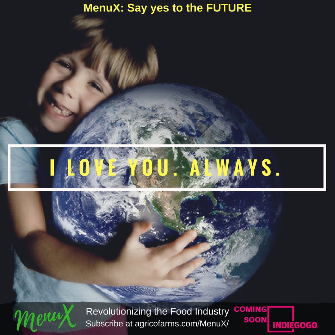 "We cannot do great things on #earth, only small things with great love"-Mother Teresa

MenuX:say yes to the FUTURE
Coming soon On #IndieGoGo
Subscribe at agricofarms.com/menux/ 
#startup #MenuX #idea #campaign #crowdfunding #indiegogoperks #indiegogosoon #agricofarms #indiegogo