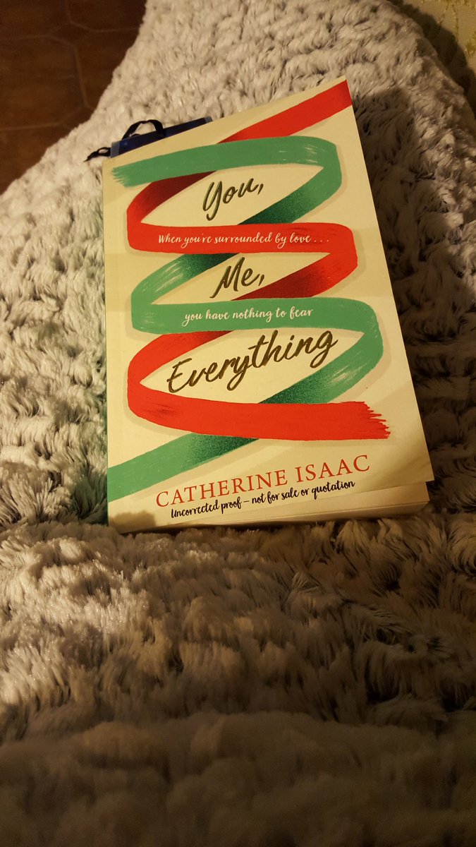 Recovery Day 5 from post op procedure, still in my parents but heading home tomorrow for more recuperating but making a start tonight on #YouMeEverything by @CatherineIsaac_ Really looking forward to getting stuck into it  @BookMinxSJV @jessbarratt88 @DawnBurnett @simonschusterUK