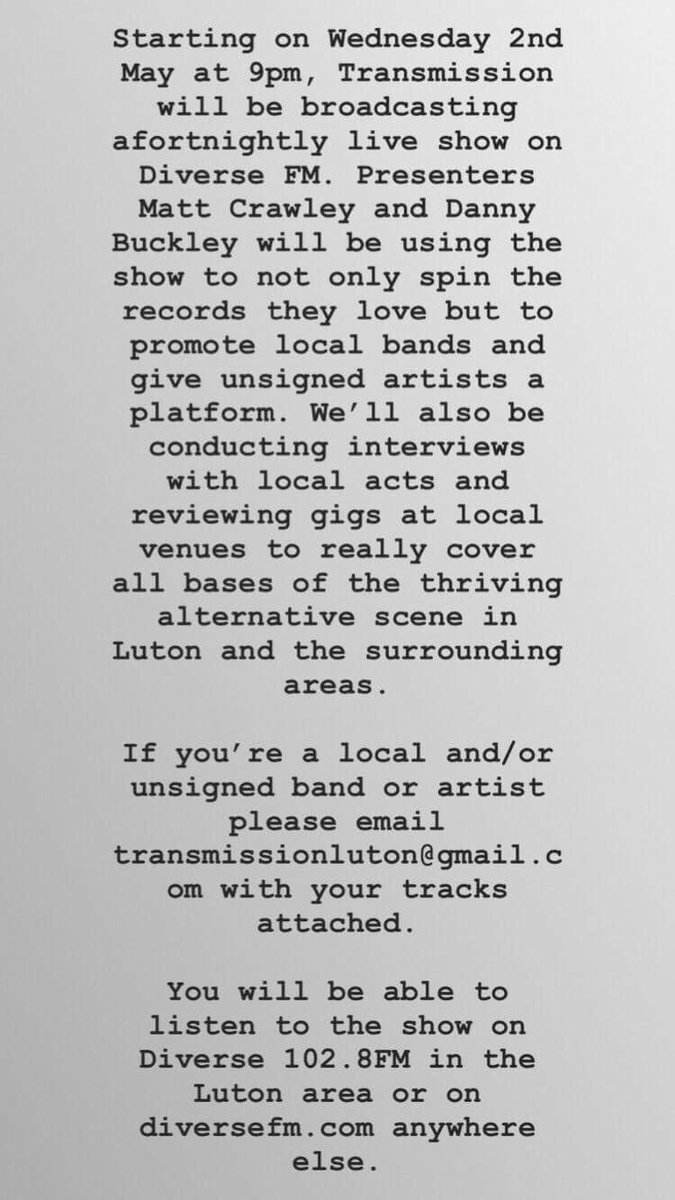 So this is a little rundown of what we’re all about...