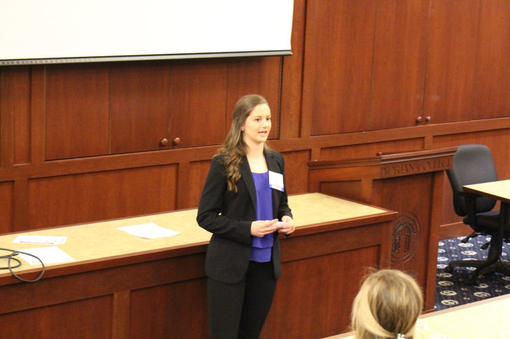 AC_COREDept's tweet photo. Amy Czuhajewski presents during the Star Light Writing Awards during @AC_Ribbons Day. #ACROE2018 https://t.co/yRqA70unFV