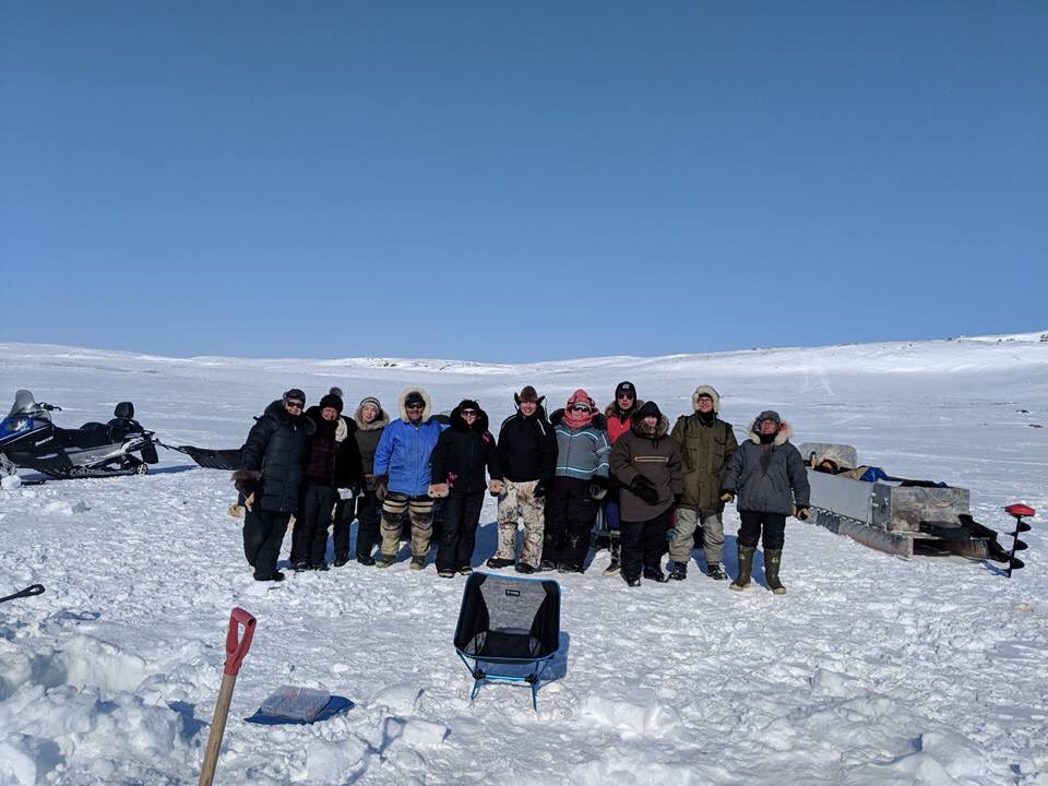 LawNlss's tweet photo. The law students had a very successful and great fishing IQ day trip out on the land. The weather was absolutely beautiful. Christine Ellsworth did catch an Arctic char! https://t.co/0ewzrNthrf