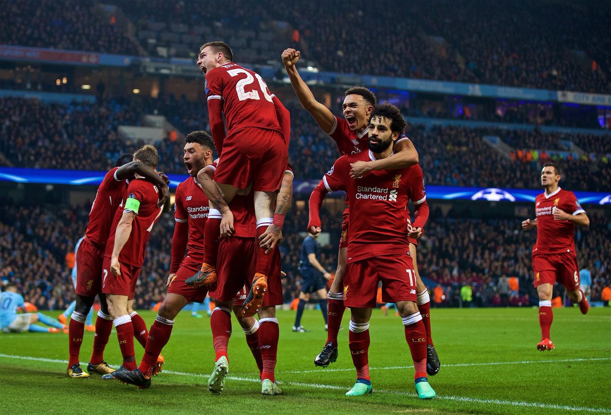 Linda_Pizzuti's tweet image. Liverpool marches on to the Champions League semi finals!!