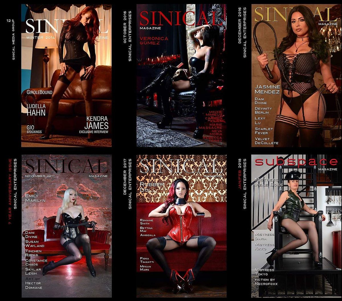 sinicalmag's tweet photo. Visiting Los Angeles from May 11th-13th for @DomConLA. Direct message for more details on photo shoot Sinical sponsorship/marketing rates. Down to 1-2 spots. ~ Danny Stygion, Publisher/Photographer ~ https://t.co/4A2GyoEMU1
#ladominatrix #lafetish #labdsm #ladomcon https://t.co/bxW9ApkyqH