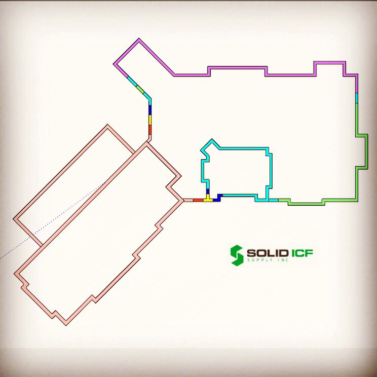 If you have a ICF project that has you confused. We can help simplify with a layout showing footing heights and wall heights. This way we can get an accurate estimate as well. If anything on site changes we can adjust what is shipped so no waiting on materials. #ICF #Logix