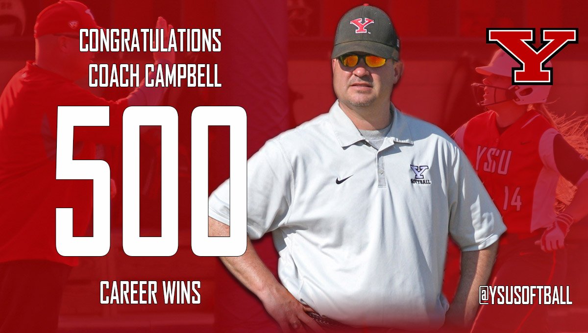 Final Score: YSU 2, NKU 1

Congratulations to Head Coach Brian Campbell on his 500th career coaching victory.

<a href="/NFCAorg/">National Fastpitch Coaches Association</a>