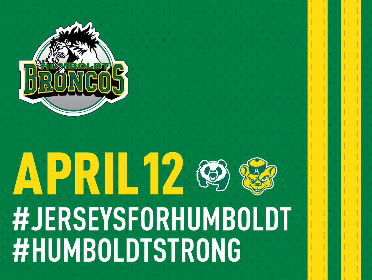 As part of a nation-wide initiative, we are asking students, staff, faculty and alumni to show their support for the Humboldt community by wearing Green and Gold this Thursday. #JerseysForHumboldt #HumboldtStrong