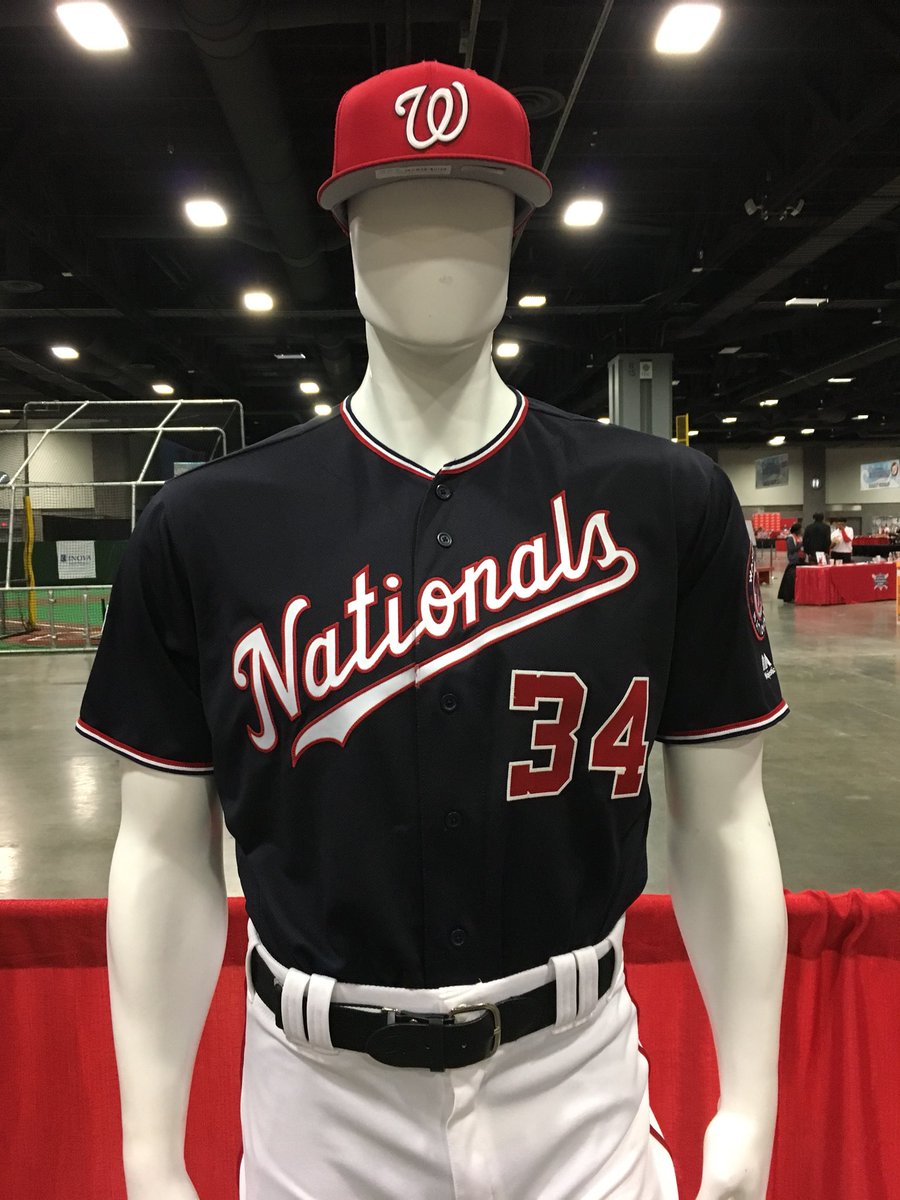 Mark Zuckerman on X: #Nats are debuting their new navy blue alternates  today. It's the first time they'll wear a jersey with “Nationals” across  the chest since 2010.  / X