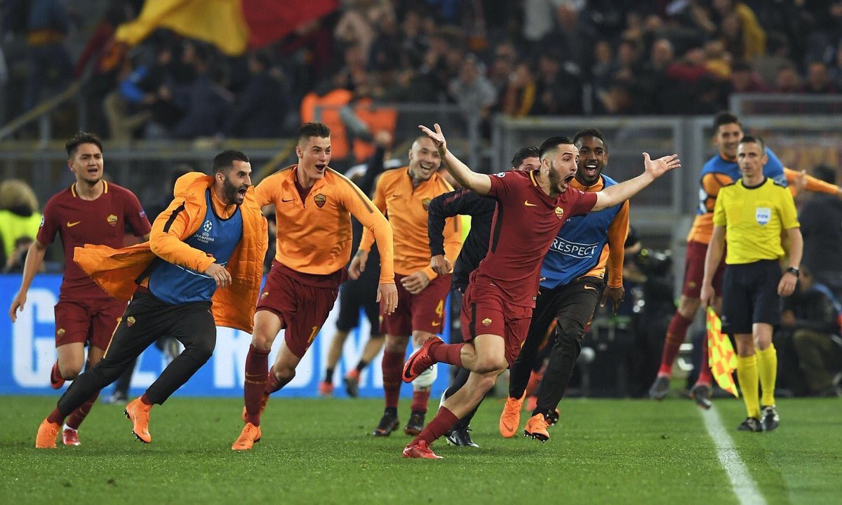 Footballogue's tweet photo. [#LDC🏆] Dernières qualifications en 1/2 finale de C1

• Liverpool 🏴󠁧󠁢󠁥󠁮󠁧󠁿 : 10 ans
• AS Roma 🇮🇹 : 34 ans https://t.co/s490SYLGp2