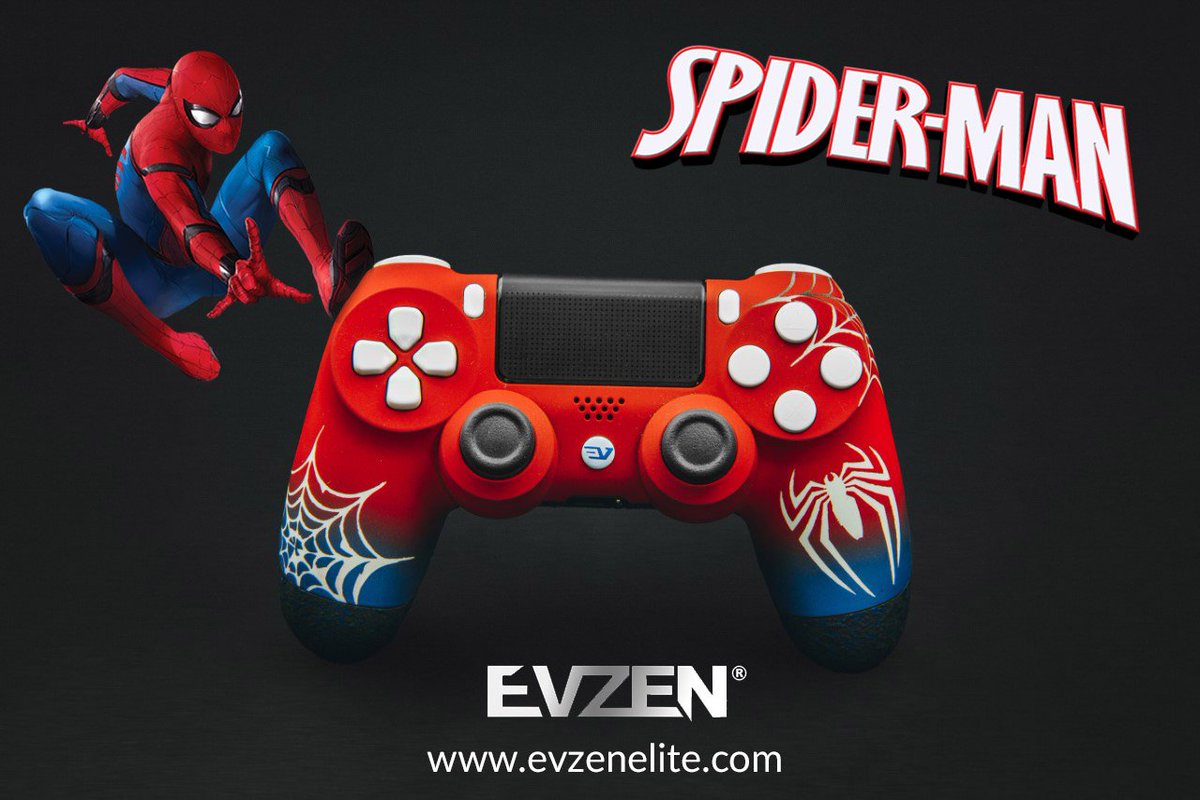 EvzenElite's tweet photo. Controle Customizado de PS4 com Tema do Homem Araranha, está demais esse controle.

Adquira em nosso site:

https://t.co/j6NlqT7Q5Q

#boatarde #boanoite #controle #ps4 #xboxone #homemaranha #ps4brasil #spiderman https://t.co/P7RJPeI0Rw