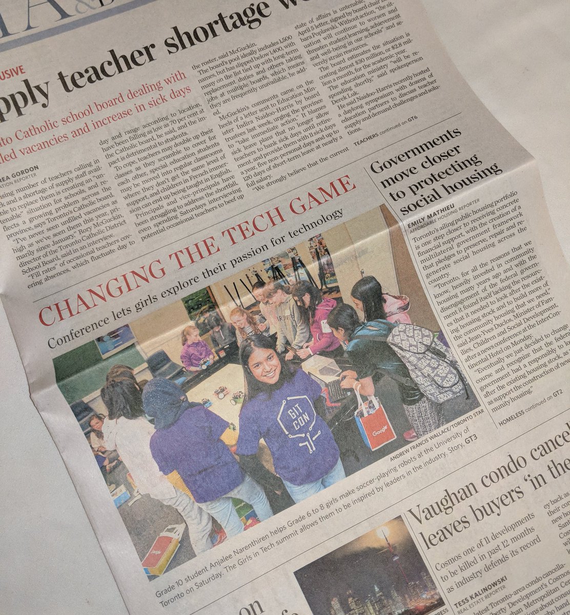 tech_xplore's tweet image. @TheTorontoStar 

Again, huge thanks to @GirlsInTechCon and the wonderful team behind it (Katherine, Mirjana, Audrey and Alice)