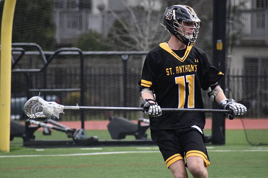 LaxRising's tweet photo. ICYMI: St. Anthony’s scored a big win over Haverford at the Checking for Cancer event this weekend. Story from @MChandik26: https://t.co/ahSULmbliV #lacrosse #checkingforcancer #stanthonys #haverford https://t.co/at6xTFteNI