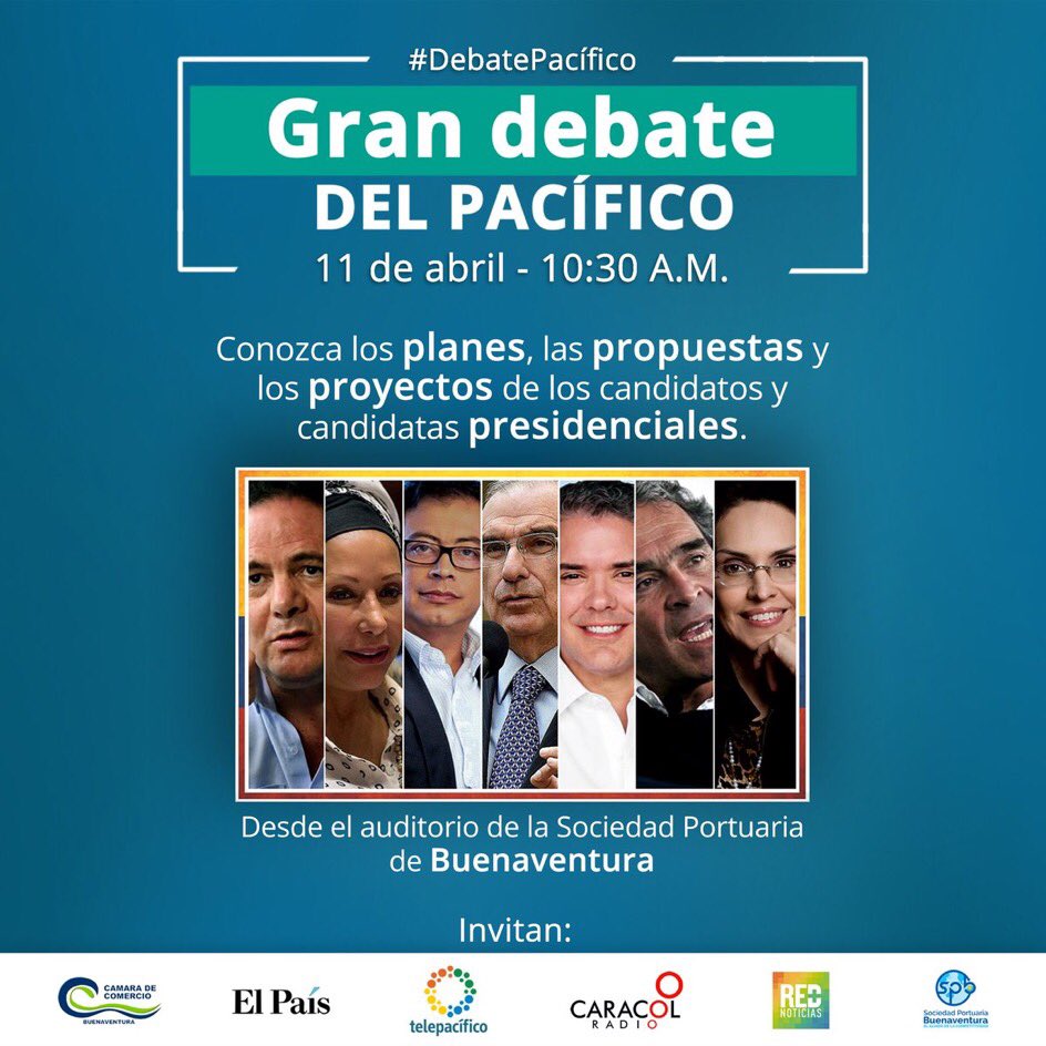 MonicaCastiblan's tweet photo. Mañana transmite nuestro canal Regional @TelepacificoTV Telepacifico #GranDebateDelPacífico https://t.co/XOvgh5s6W9
