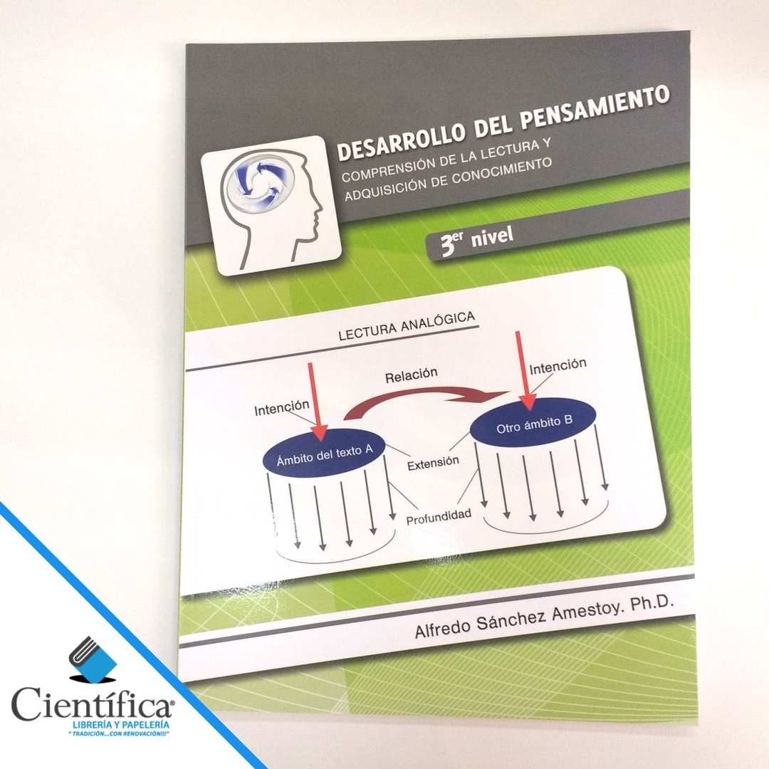 CientificaEc's tweet image. Libros de DESARROLLO DEL PENSAMIENTO del autor Alfredo Sánchez Amestoy disponibles en nuestra librería 📚#Regresoaclases #cientificaec