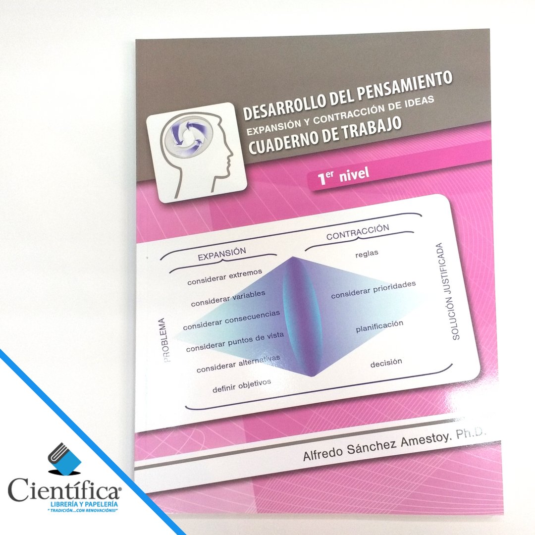 CientificaEc's tweet image. Libros de DESARROLLO DEL PENSAMIENTO del autor Alfredo Sánchez Amestoy disponibles en nuestra librería 📚#Regresoaclases #cientificaec