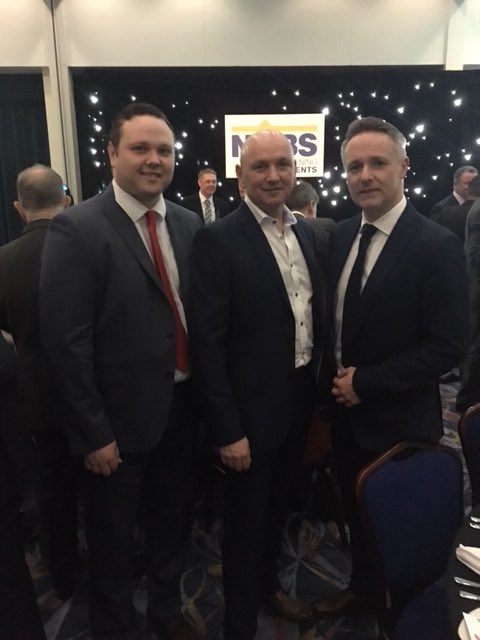 Our Rob was joined by Rob  @Dickies and Dean @NationalMerch at the @MakitaUK sponsored #NMBS gala dinner tonight. #StrengtheningIndependents.