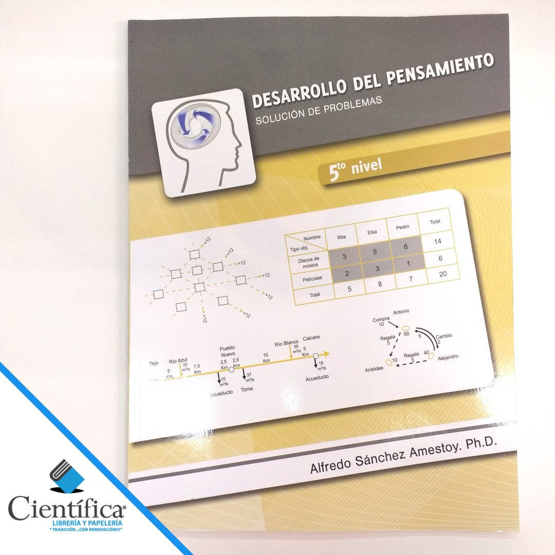 CientificaEc's tweet image. Libros de DESARROLLO DEL PENSAMIENTO del autor Alfredo Sánchez Amestoy disponibles en nuestra librería 📚#Regresoaclases #cientificaec