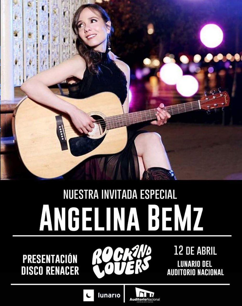 Ella es <a href="/AngelinaBeMz/">Angelina</a> y es nuestra invitada especial para el lunario, conozcan la maravillosa música que hace. 🤘❤️