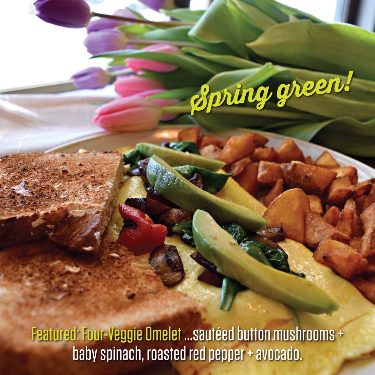 The trees may be lacking green, but come get some on your plate at T's! #tsrestaurants