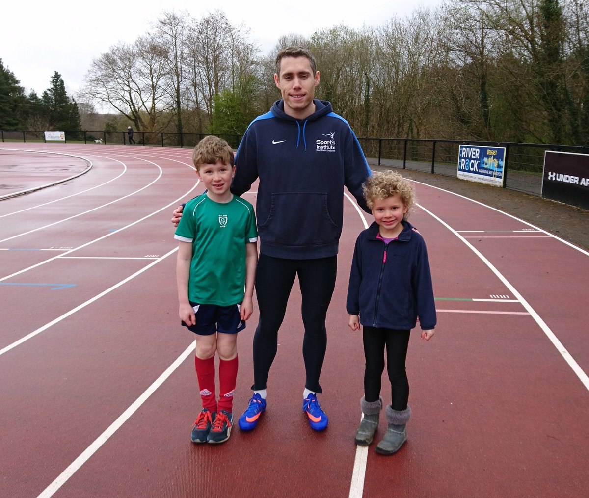 eleturn's tweet photo. @smyth_jason kids were inspired meeting you today on the track. Good luck with your season. You have two new fans! https://t.co/ajiAoEZhLM