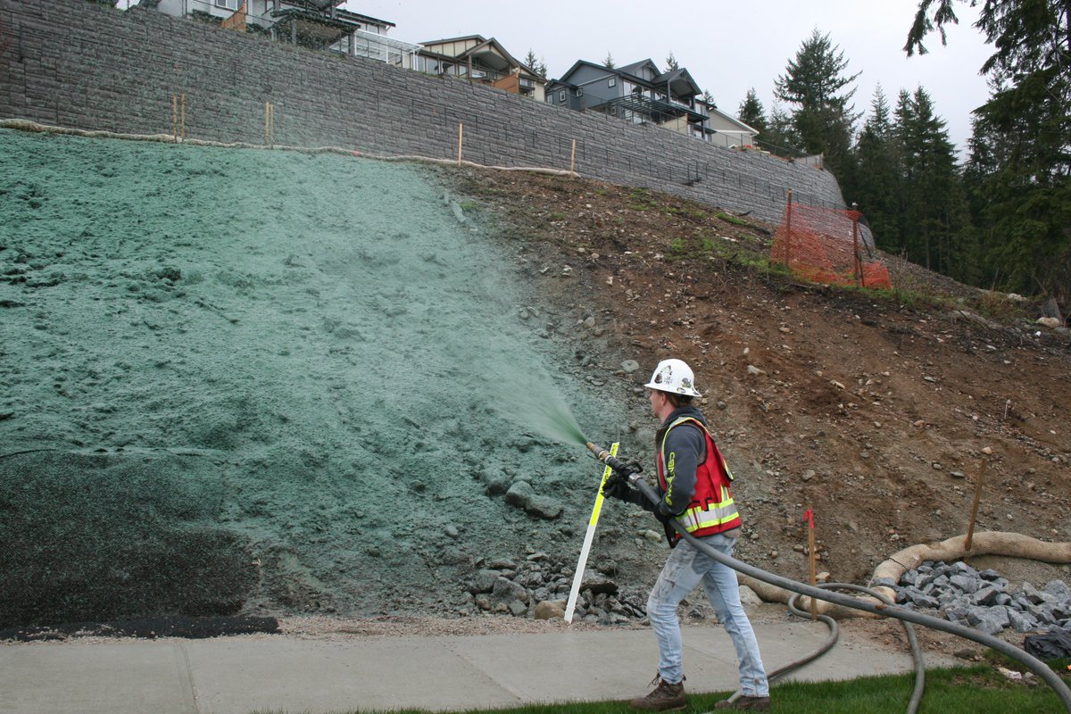 BrockWhiteCo's tweet photo. Thanks to Damon Sump and Brian Free from Profile Products, as well as Brendan Brown and the installation team from McTavish Resource &amp; Management Consultants for the great HECP training seminar and demo today on Burke Mountain in Coquitlam, BC! https://t.co/w7mDaIhXNe