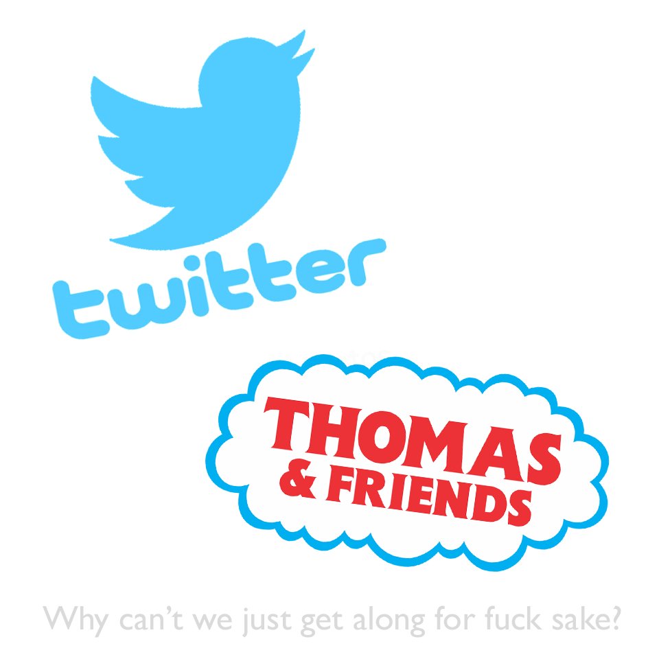 The "I Have opinions that I will express as fact without evidence about the show and fandom surrounding the children's show called Thomas and friends" starter pack