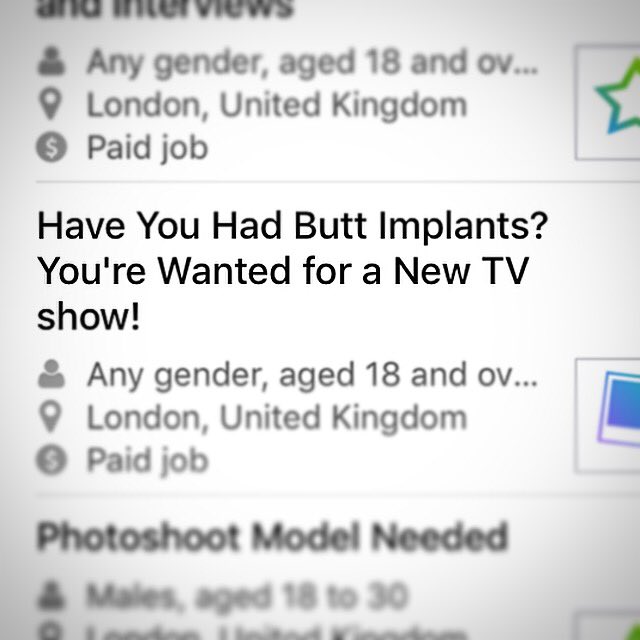 tbmlaughs's tweet photo. Finally, a casting that is made for me!!! 🙈🍑🤨
#alldatass #buttimplants #actinglife #actorslife #actor #london #buttsofinstgram https://t.co/BBviJp2xuP