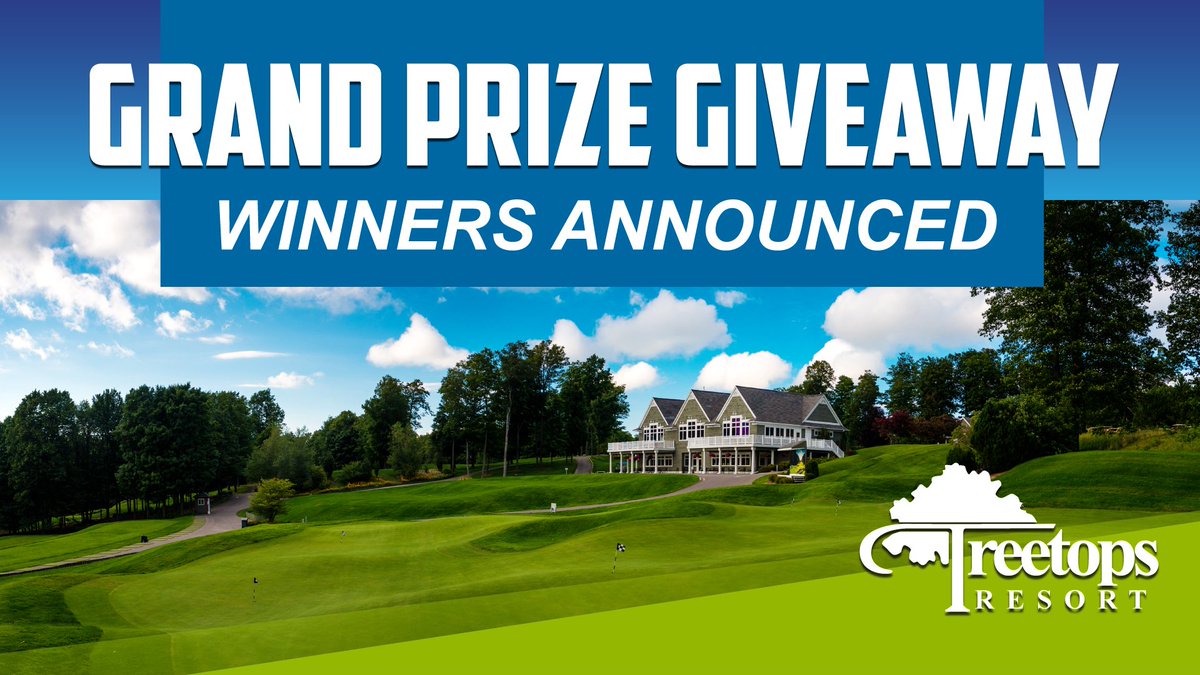 maplehillgolf's tweet photo. WINNERS ANNOUNCED: Congratulations to Brian Johnson (Wyoming, MI) who won a @TreetopsMich Package for 2 and Paul Ingles (Grand Rapids, MI) who won a #LaunchKitchen 14 Club Fitting! @toledogolfshow @wmgolfshow @ChicagoGolfShow #CornetstoneLiquidationSale #MichianaLiquidationSale https://t.co/u3qDqDcxSC