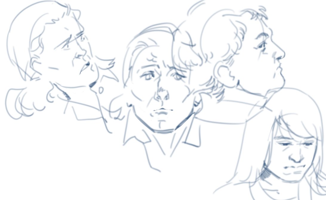 And a bunch of 2-5 minute expressions drawings 