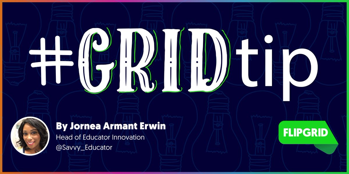 MicrosoftFlip's tweet photo. ๐ฏ Amplify your community with ๐ innovative ideas from the ๐ฏ @Savvy_Educator
From helping your shyest students ๐ณ build their confidence ๐คฉ to bringing families ๐ into your studentsโ learning and beyond ๐ Jornea has a collection of #GridTips for you!
https://t.co/Y7N1RoBtB3 https://t.co/0sgkVZ8K0a