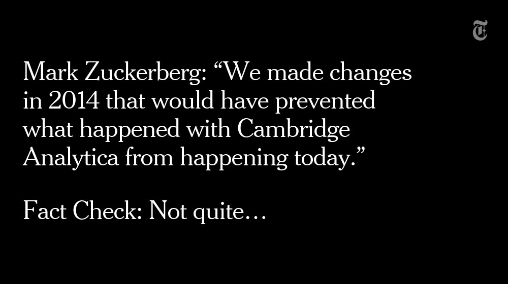 nytimes's tweet photo. We are fact checking Mark Zuckerberg, Facebook’s chief executive, as he testifies before Congress https://t.co/TlJRdhzZ2z https://t.co/jd311G6w3n