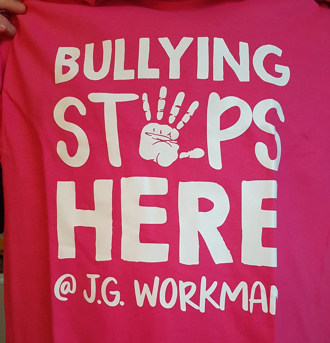 Tomorrow at Workman... wear pink!