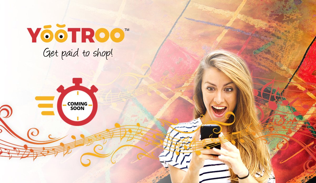 YootrooApp's tweet photo. Release date coming very soon!

Start saving on top merchant deals while you get paid to view ads.
Follow us to be one of the first to download the YOOTROO app! https://t.co/7FmWinYs7R