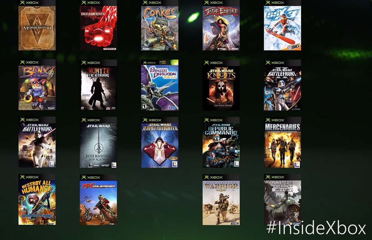 retropowerup's tweet photo. I am so #hyped for these OG Xbox games for backwards compatibility!!! https://t.co/dPzH0BMJpa