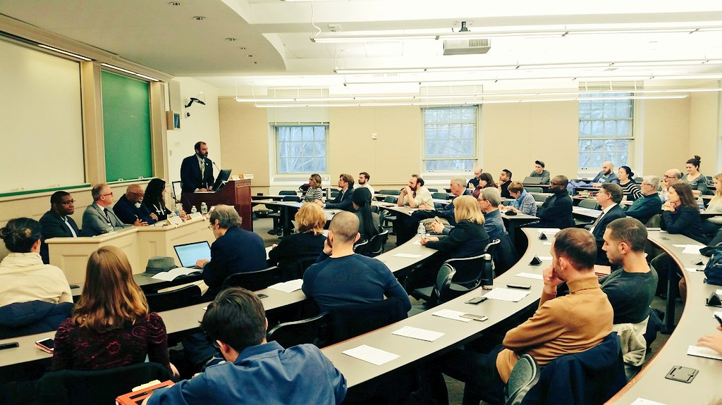 yben's tweet photo. "It will probably take two #BlueWave electiobs to begin undoing the damage that's been done [by Republican gerrymandering]." - @davedaley3 at #ExpandingDemocracy panel @Team4NC @nyulaw https://t.co/YzODGOzRt5