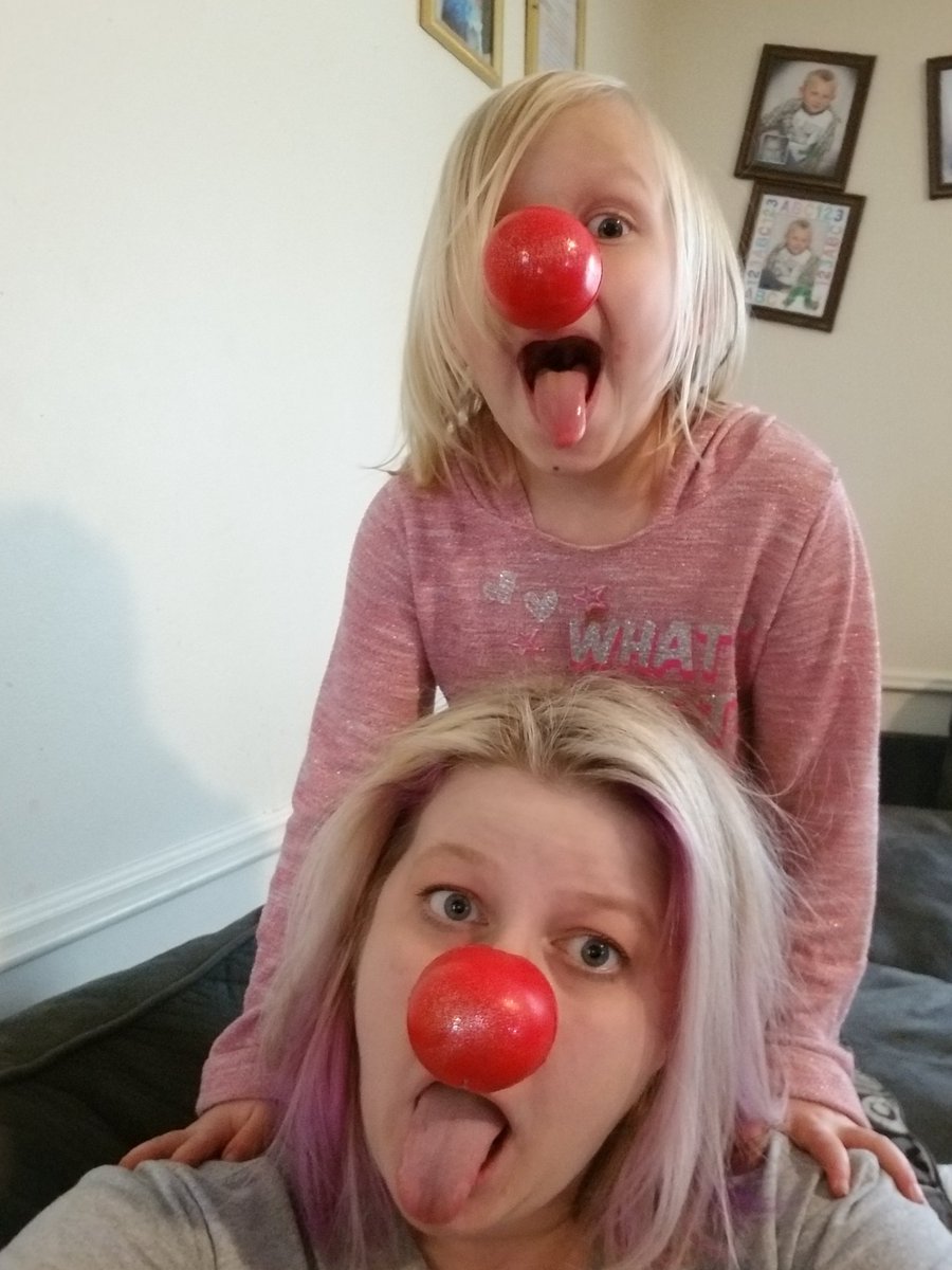 LuttrellChristi's tweet photo. Red noses! #rednoseday #wagswag https://t.co/Po5qGVAejD