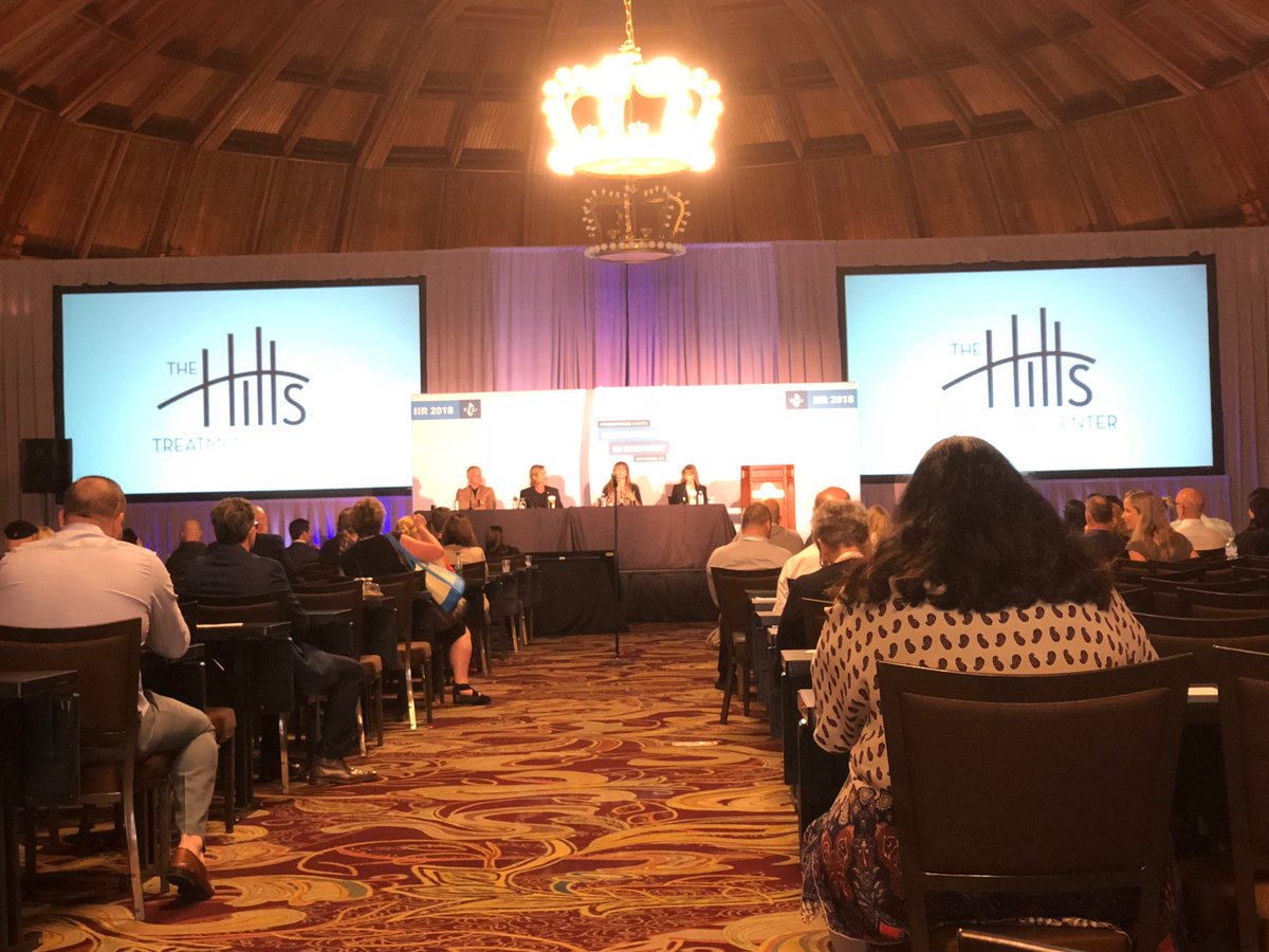FRNetwork's tweet photo. We're excited to conclude day two of #IIR18 on such a high note with a panel on intervening with and treating actors, athletes and musicians. We've been continually impressed with the quality of speakers here at Innovations in Recovery, @FRNevents! https://t.co/nOH2QcUOoY