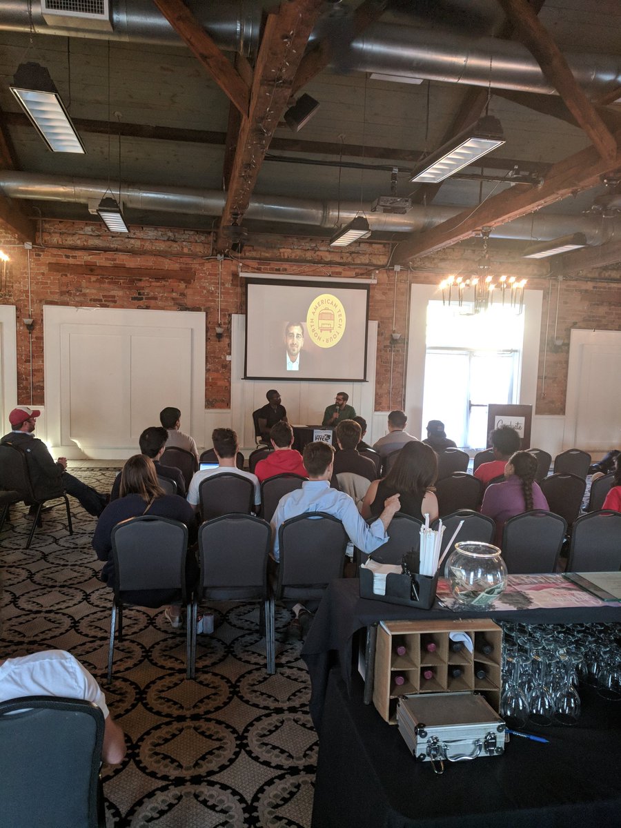 Startup Stories VIII is going off! Thanks to <a href="/paulsingh/">Paul Singh</a> for sitting down with us and sharing your story! #ATHStartupWeek