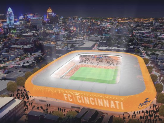 WCPO's tweet photo. FC Cincinnati gets OK to build West End stadium on Cincinnati Public Schools land https://t.co/hBuhbXwiHY https://t.co/M9eb5Vjf9C