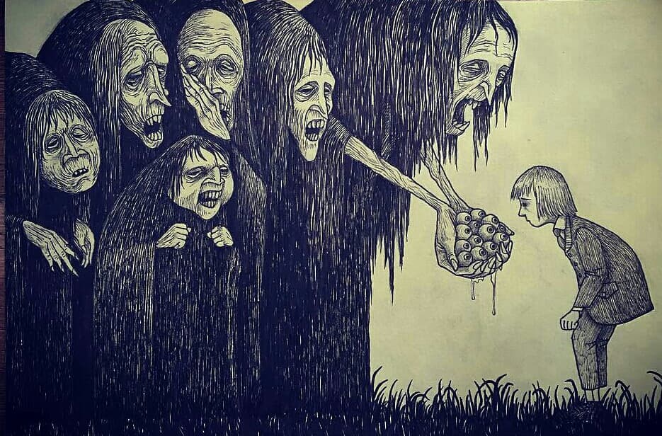 pix Scary Evil Eyes Drawing uma olhada johnkennmortensen