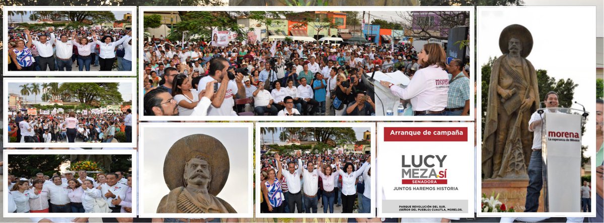 rspmorelos's tweet photo. Arranque de campaña de nuestra candidata LUCY MEZA para Senadora de la República en el parque revolución del sur (Señor del Pueblo) de Cuautla, Morelos. Acompañada por nuestro Comité de Redes Sociales Progresistas Morelos. https://t.co/CUqux3R4kp