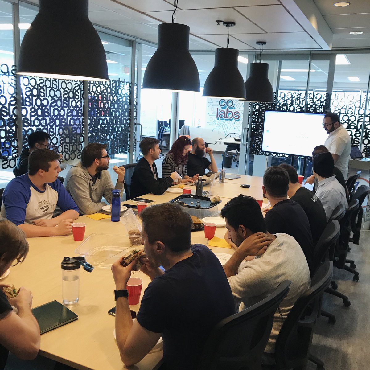 Thanks to masterminds <a href="/riula/">Romeo Iula</a> and <a href="/zachperkins/">Zach Perkins</a> for leading our Co.Launch session on prototyping! 🔥@UofS_Innovates <a href="/InnovationSask/">Innovation Sask</a> <a href="/CoconutSoftware/">Coconut Software</a> @JoinViamo