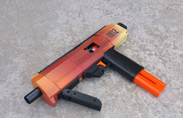 ট ইট র N E R F情 報 局 Foam Blaster Lab Rebt Mhp15 Katanaマガジンをグリップ部分に収納できるコンパクト 電動ブラスターらしい 夢が広がるね なんでみんな短ダーツ嫌いやのん れんちょん Nerf ナーフ Nerfサバ