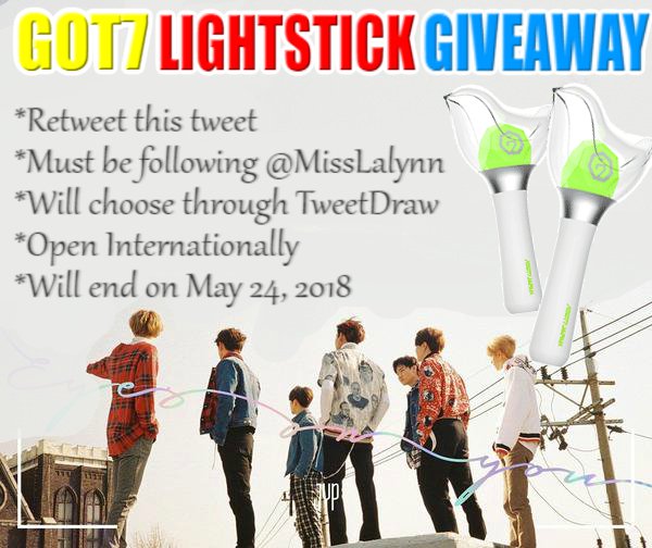 MissLalynn's tweet photo. 💚👀 MY 8TH GOT7 GIVEAWAY!👀💚

GOT7 Lightstick and BamBam Slogan Set. Check photos for details! One and different winners per item only but you can join both giveaways! JOIN NOW! Thank you IGOT7S! Good luck~ 

#GOT7 #IGOT7 #EyesOnYou #KPOPGiveaway #GiveAway @GOT7Official https://t.co/YC4KwaQEQM
