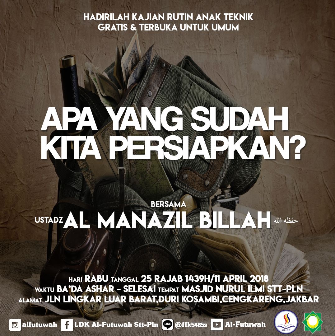 LDK Al-Futuwah presents Kajian Rutin Anak Teknik dengan tema apa yang sudah dipersiapkan. #Al-futuwah #kajian