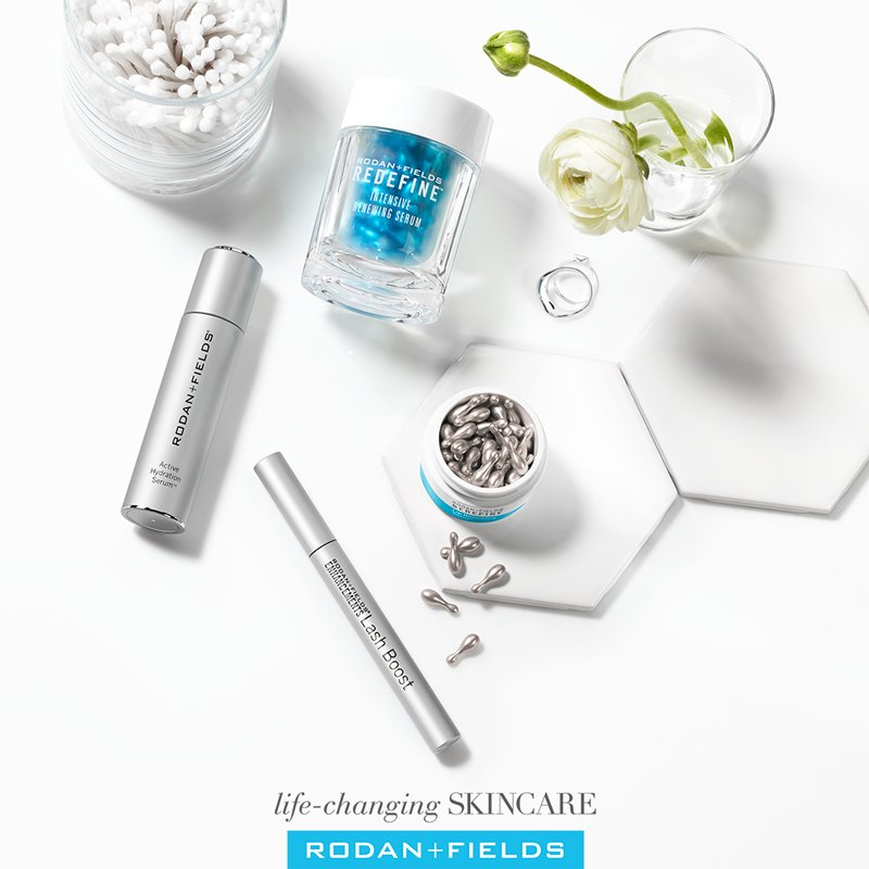 RodanFieldsHQ's tweet photo. These are a few of our favorite things: R+F Intensive Renewing Serum, #LipRenewingSerum, #LashBoost and #ActiveHydrationSerum are universally beloved because they go with any R+F Regimen. https://t.co/KX4MUmSzM7 https://t.co/2PXoBlwJ6W