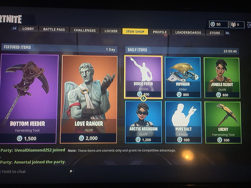 dltrufitt's tweet photo. New @FortniteGame daily item shop 12/04/18 #Dailyitem #fortniteshop #fortniteskins https://t.co/s3BbjqYc4o