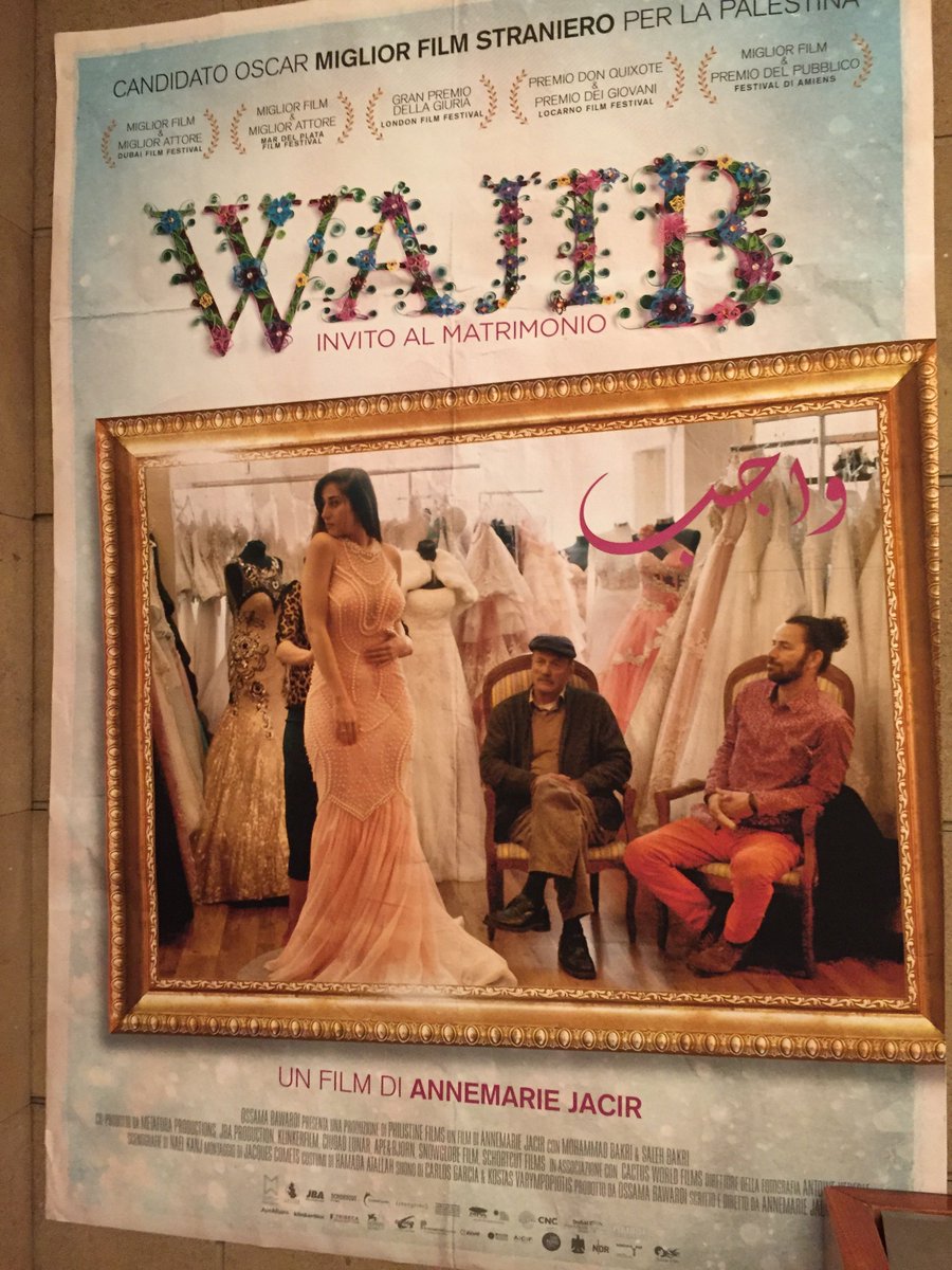 AnotherDayInB's tweet photo. Shout out to #MENOW9 for the sold out screening of @AnnemarieJacir's WAJIB in Florence, Italy - a wonderful evening, a wonderful film! https://t.co/LDVfdkJ65x
