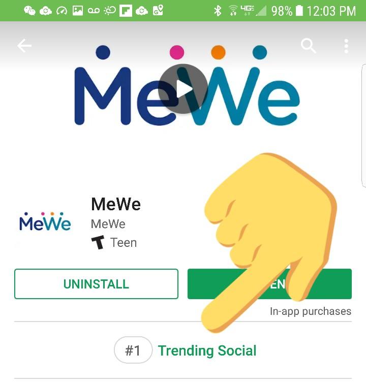 MeWe on X: MeWe is the #1 Trending Social App. Let's wake up the world,  MeWe is here and it's a new day! MeWe offers great communication tech with  No Ads, No