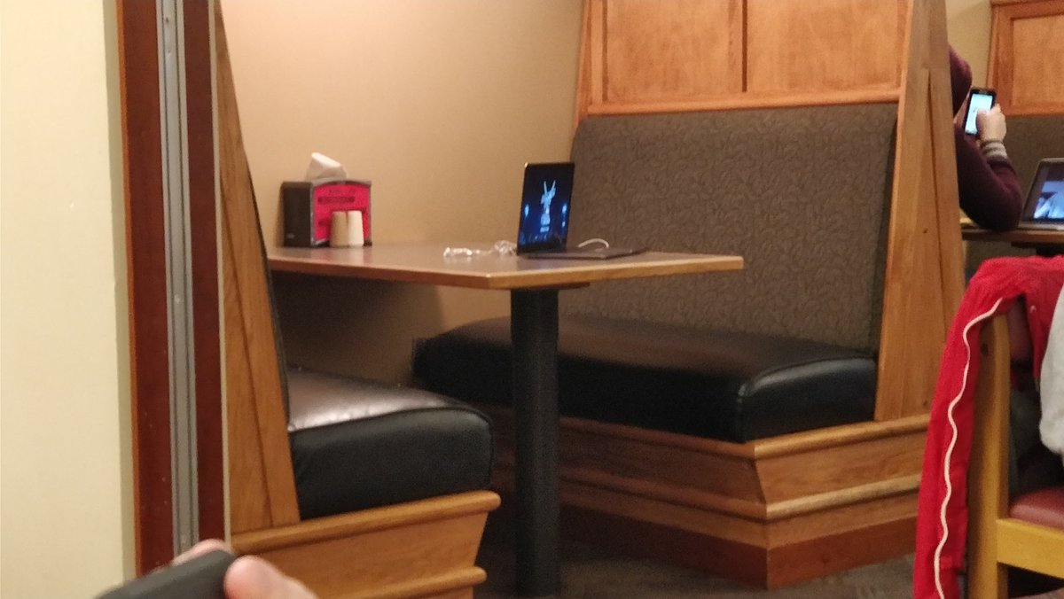 ISUValuables's tweet image. Unattended laptop at #isudining #conversations. Looks like baseball is playing. #isuvaluables